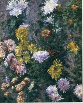 White And Yellow Chrysanthemums 1893