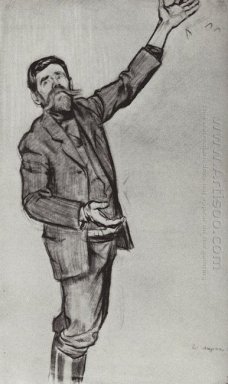 Agitateur Homme au bras levé 1906