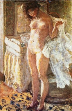 En el cuarto de baño 1907