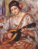 Fille à la mandoline 1918