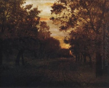 Strada In Un Bosco 1881