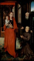 Virgin And Child With St Anthony The Abbot And A Donor 1472