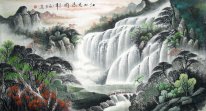 Waterfall - Chinese Painting