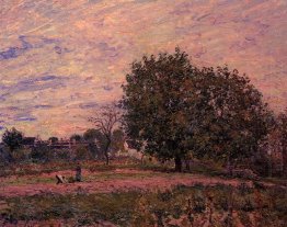 walnut trees sunset early days of october 1882 walnut trees sunset early days of october 1882