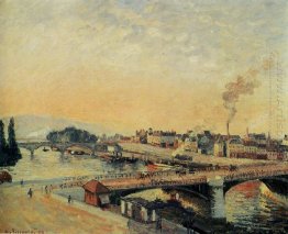 sunrise at rouen 1898