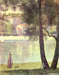 The Seine At Courbevoie 1885