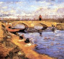 The Gleize Bridge Over The Vigneyret Canal 1888