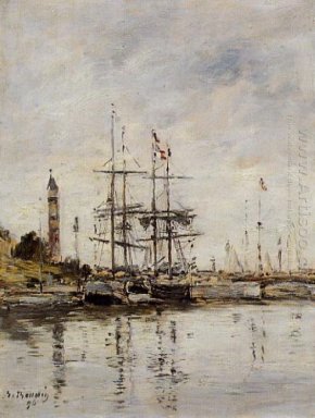The Harbor At Deauville 1896