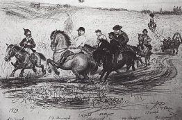 Cavalcade In Abramtzevo 1879