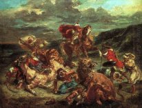 Lion Hunt 1861