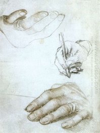 Studies Of The Hands Of Erasmus Of Rotterdam