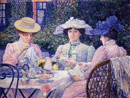 Summer Afternoon Tea In The Garden 1901