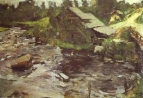 Watermill En Finlandia 1902