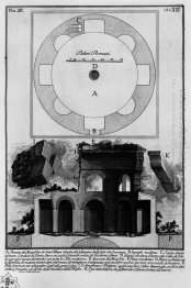 The Roman Antiquities T 3 Plate Xvi Plan And Section Of The Maus