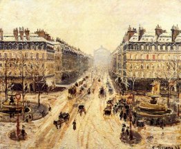 avenue de l opera effect of snow 1898