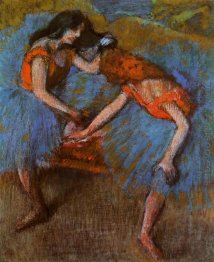 two dancers with yellow corsages