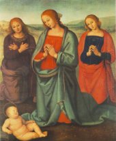 Madonna mit Heiligen Anbetung des Kindes