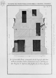 Ction Of The Pedestal Of Trajan Column The Main Port And First O