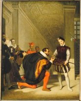 Don Pedro de Tolède Embrasser L'épée d'Henri IV