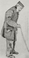 Orphan Man With Cap And Walking Stick 1882