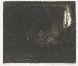 St Jerome In A Dark Chamber