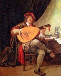 Self Portrait With A Lute