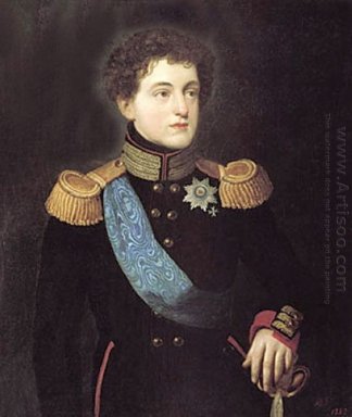 Retrato del Gran Príncipe Nikolay Pavlovich 1814