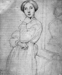 Study For Vicomtesse D Hausonville Born Louise Albertine De Brog