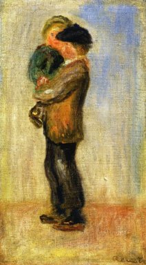 Man Carrying A Boy