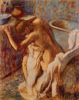 woman drying herself 1