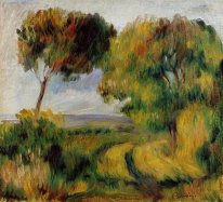 Breton Arbres paysage et Moor 1892