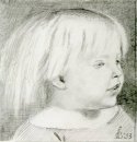 Cathy Madox Brown com a idade de três anos