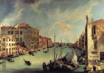 the grand canal from the campo san vio venice