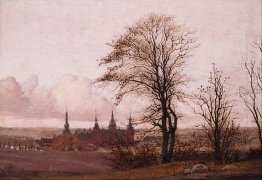 Autumn Landscape, Frederiksborg Castle in the Middle Distance