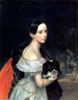 Retrato de U M Smirnova 1840