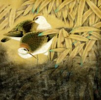 Птицы-Loverse - китайской живописи