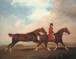 William Anderson With Two Saddle Horses 1793