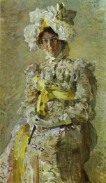 Portrait Of Nadezhda Zabela Vrubel The Artist S Wife In An Empir