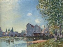 die pont bei Moret Nachmittag Effekt 1891