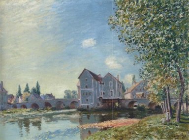 el pont de Moret efecto tarde 1891