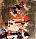 Ichikawa Danjuro VII et Bando Mitsugoro III Soga no Goro une
