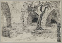 Out Building Of The Armenian Convent Jerusalem Illustration From