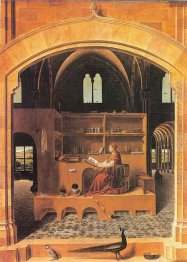 st jerome in his study