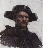 Huvudet av Soldier Drummer 1898