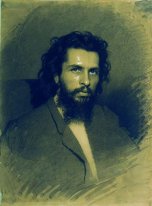 Portret van de kunstenaar Nikolay Andreyevich Koshelev 1866