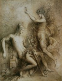 Hesiod And The Muse 1857