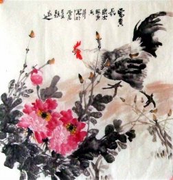 Chicken&Peony - Chinese Painting