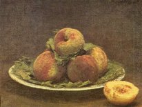 Still Life Dengan Peaches 1880