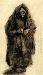 Woman With A Mourning Shawl 1885