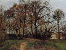Alberi su un paesaggio collinare autunno in Louveciennes 1872